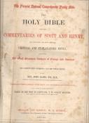 The bible's frontispiece
